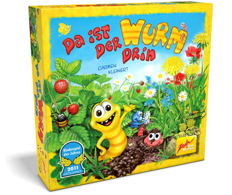 Da ist der Wurm drin, Kinderspiel des Jahres, Spiel ab 4 Jahre, Brettspiele, Brettspiel, Gesellschaftsspiel, Gesellschaftsspiele, Familienspiel, Familienspiele